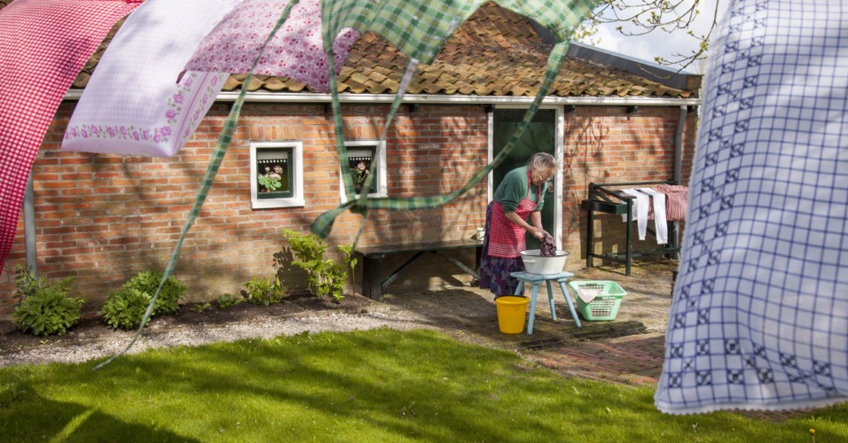 Op landgoed Verhildersum in Leens